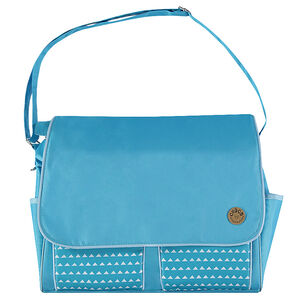 Bolsa con bolsillos estampados 