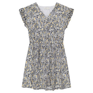 Júnior - Vestido de manga corta con estampado gráfico all-over   Main Júnior - Vestido de manga corta con estampado gráfico all-over