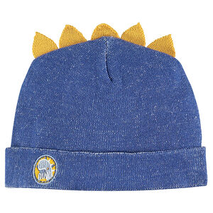 Gorro de punto con cresta e insignia 