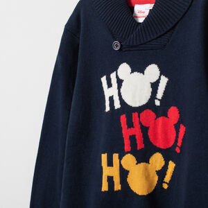 Pull Mickey Disney en tricot à col châle  Main Pull Mickey Disney en tricot à col châle