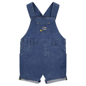 Peto vaquero corto con parches 