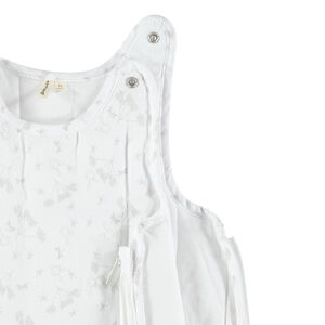 Saco de dormir sin mangas  estampado all-over con toques rosas 