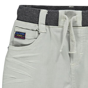 Vaqueros de efecto arrugado con cinturilla elástica 