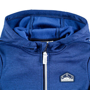 Chaqueta de esquí con capucha y bolsillos con cremallera 