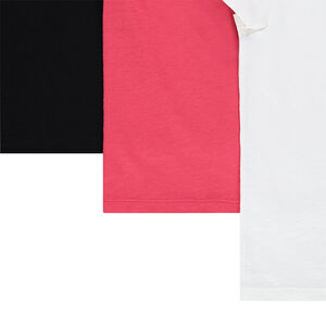 Lote de 3 camisetas lisas de manga corta de jersey lisas  Main Lote de 3 camisetas lisas de manga corta de jersey lisas