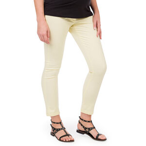 Pantalón 7/8 de premamá con cinturón cruzado 