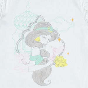 Pijama de punto con estampado de Yasmine ©Disney y mangas con volantes  Main Pijama de punto con estampado de Yasmine ©Disney y mangas con volantes