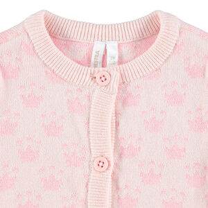 Chaqueta de punto con dibujo de jacquard all over 