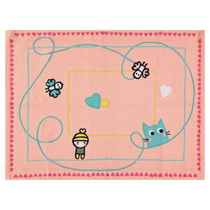 Alfombrilla de dormitorio 90 x 70 cm con motivos de fantasía 