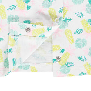 Conjunto de vestido estampado y pantalón corto 