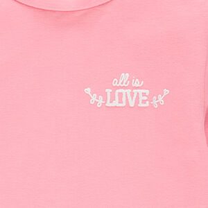 Tee-shirt manches longues avec puff print fantaisie 