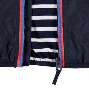 corta viento marino forrado jersey de rayas 