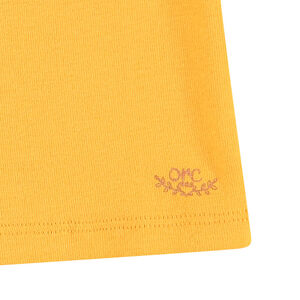 Camiseta interior lisa con de cuello vuelto con logo estampado 