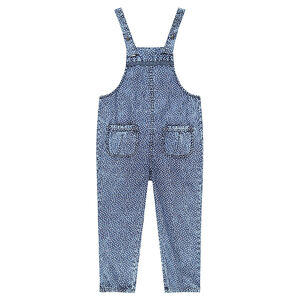 Peto de chambray con estampado gráfico 