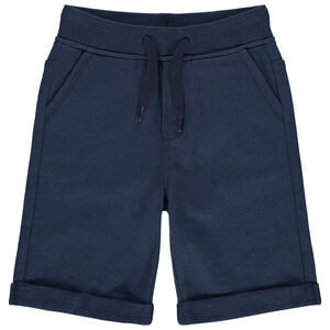 Bermudas de felpa jaspeada. 