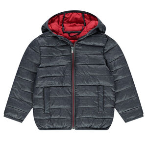 Anorak acolchado con capucha 