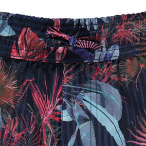 Bermuda de bain imprimé tropical 