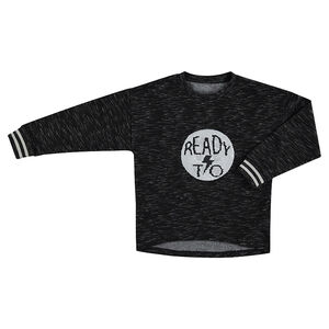 Júnior - Sudadera de felpa de slub con dibujo de lentejuelas mágicas 