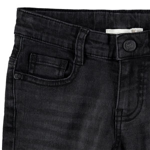 Vaqueros con efecto desgastado y arrugado con corte slim 