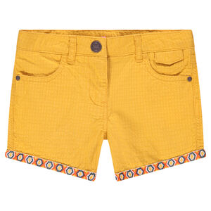 Pantalón corto de algodón con dibujos étnicos  Main Pantalón corto de algodón con dibujos étnicos