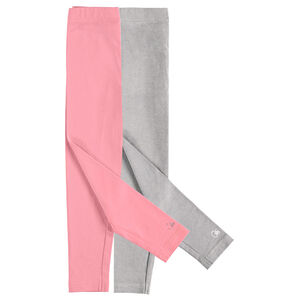 Lot de 2 leggings longs unis   Main Lot de 2 leggings longs unis