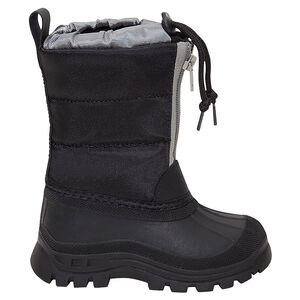 Botas de nieve bicolores con pelo, cremallera y cordones ajustables, del 28 al 35 