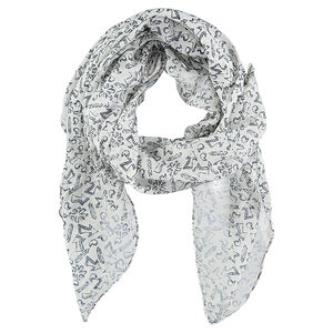 Turbante con estampado de fantasía all-over. 