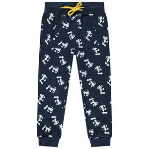 Pantalon de jogging en molleton gratté print Mickey Disney 