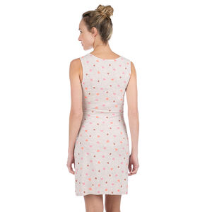 Camisón de punto con corazones estampados all over 