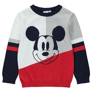 Jersey de punto con Mickey ©Disney de jacquard 