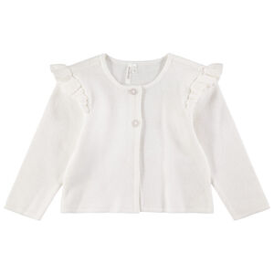 Chaqueta de punto con mangas con volantes  Main Chaqueta de punto con mangas con volantes