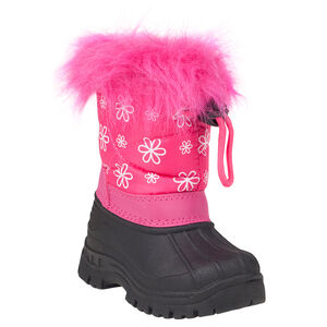 Botas depués de esquiar con estampado con cremallera de pelo sintético 