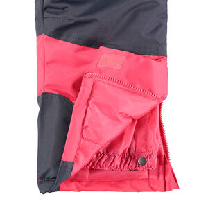 Pantalón de esquí liso con tirantes desmontables 