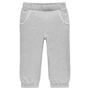 Pantalón tres cuartos de felpa 