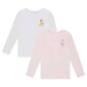 Juego de 2 camisetas interiores de manga larga ©Disney de Bella y Cenicienta  Main Juego de 2 camisetas interiores de manga larga ©Disney de Bella y Cenicienta