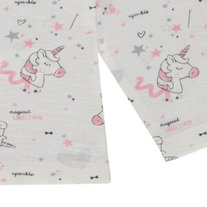 Pack de 2 camisetas de manga larga lisa/estampada con botones en la espalda  Main Pack de 2 camisetas de manga larga lisa/estampada con botones en la espalda