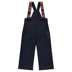 Pantalón de esquí liso con tirantes desmontables 