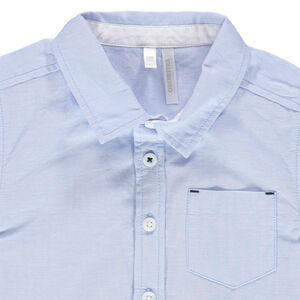 camisa mangas cortas à bolsillo pecho 