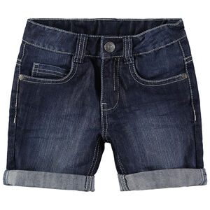 Bermuda efecto usado y efecto crinkle de jean 