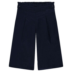 Pantalón amplio de tela  