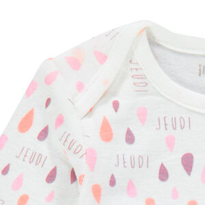 Lote de 7 bodies con fantasía con abertura adaptada a la edad 