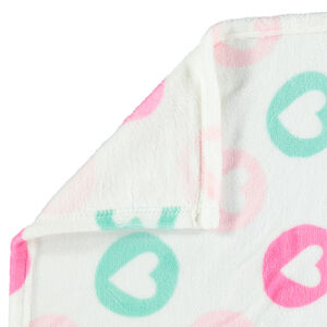 Cobija de tela sherpa estampado fantasía 