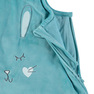 Saco de dormir sin mangas con bordados de conejo 