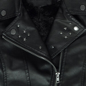 Júnior - Perfecto con efecto cuero y forro sherpa con remaches metálicos  Main Júnior - Perfecto con efecto cuero y forro sherpa con remaches metálicos