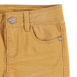 Pantalón de sarga teñido con efecto arrugado   Main Pantalón de sarga teñido con efecto arrugado