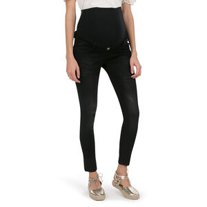 Vaqueros premamá skinny de efecto gastado 