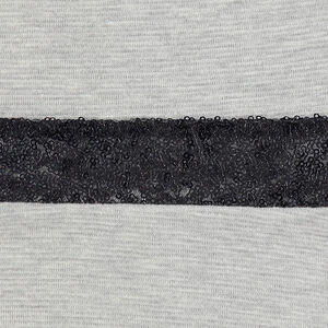 Júnior - Vestido de felpa sin mangas con banda de lentejuelas negras  Main Júnior - Vestido de felpa sin mangas con banda de lentejuelas negras