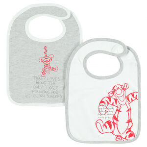 Lot de 2 bavoirs Disney print Tigrou  