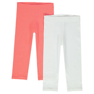Pack de 2 pantalones capri lisos  Main Pack de 2 pantalones capri lisos