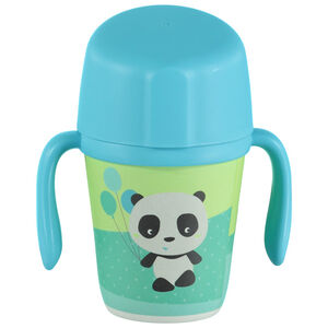 Vaso de aprentizaje con boquilla de bamboo - Panda 